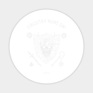 Circuitry Hums On For Dungeons And Dragons Players Magnet